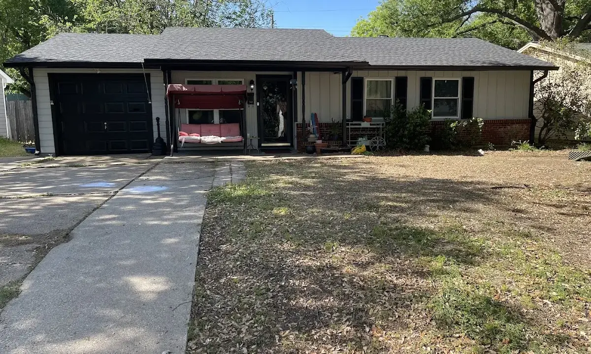 Asphalt Shingle Roof Repair crew at work on a residential roof in Volo